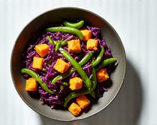 Vibrant vegan stir fry